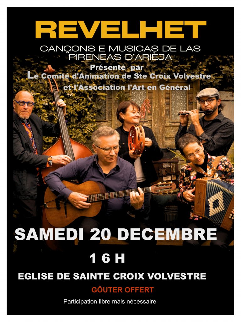 REVELHET à SAINTE CROIX VOLVESTRE