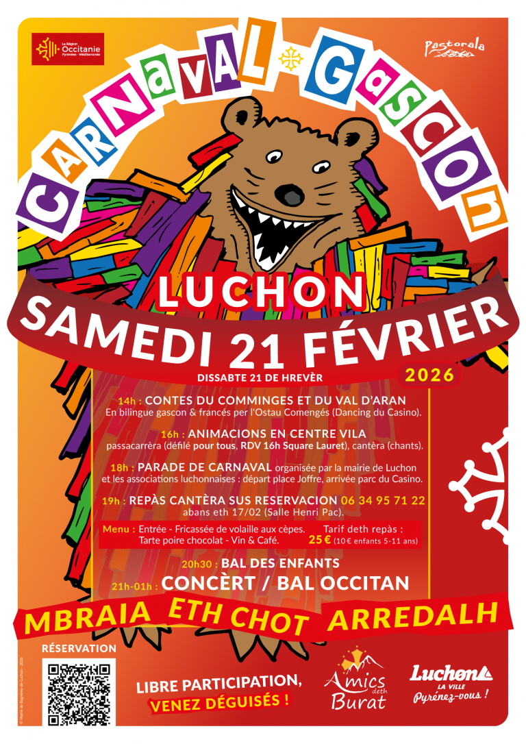Carnaval Gascon à Luchon samedi 21 février