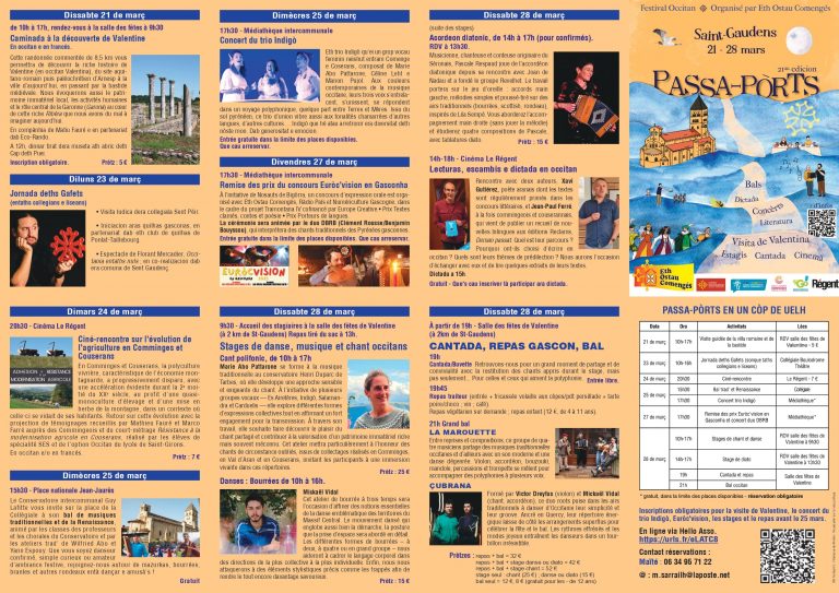 Passa-Ports à Saint Gaudens