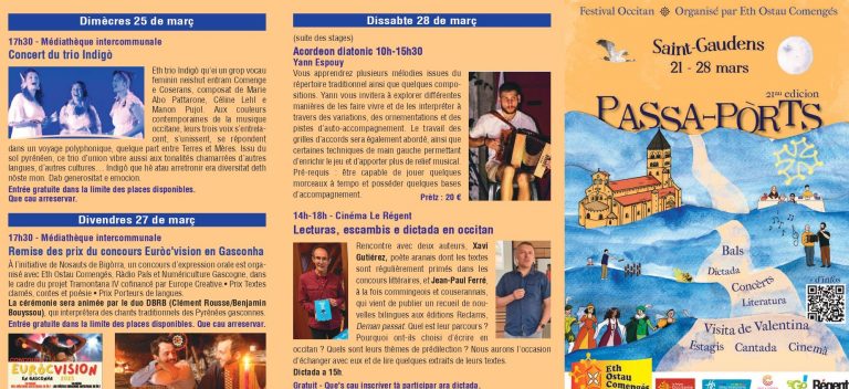 Festival « Passa Pórts, » quelques Nouvelles !