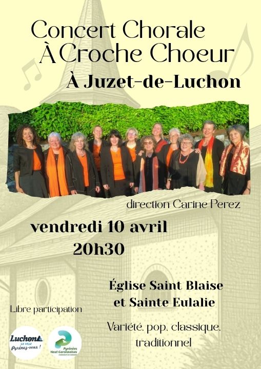 A Croche Choeur chante à Juzet de Luchon
