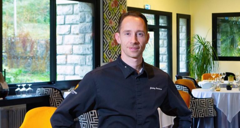 Jérémy Lasserre chef commingeois arrive à  Luchon.