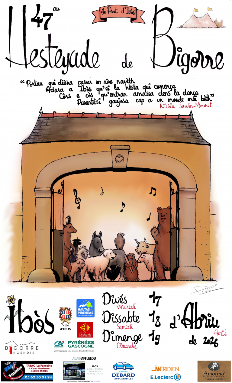 « Airetères » le groupe représentait Luchon, le Comminges à l&rsquo;Hesteyade à Ibos !