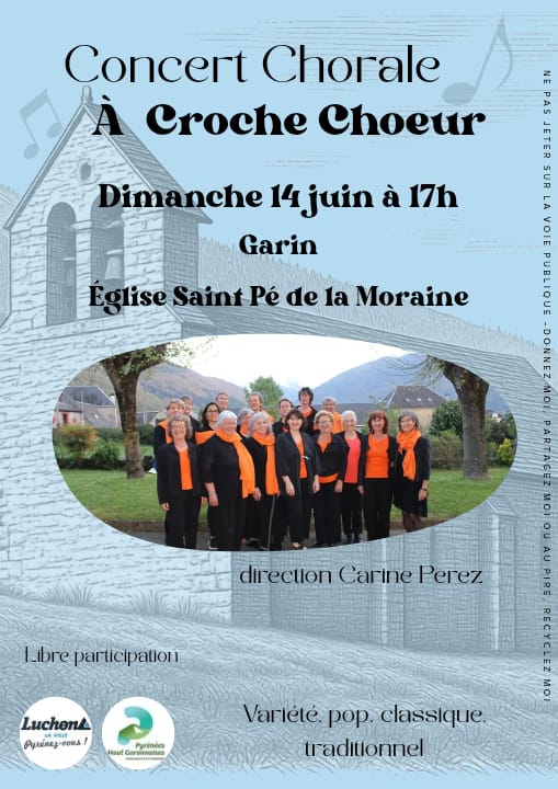 A Croche Choeur sera en Concert