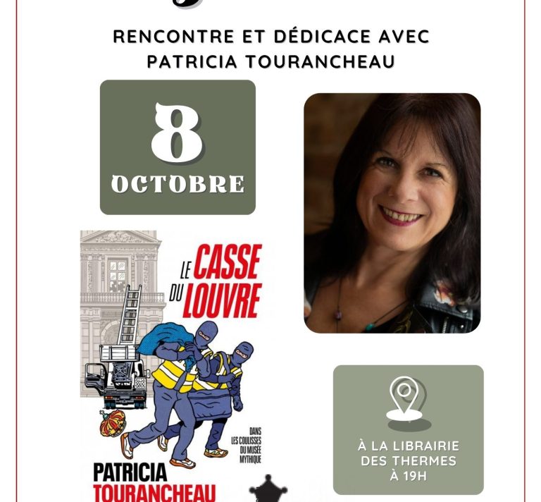 Le Casse du Louvre : Dédicace, rencontre avec l&rsquo;auteur.