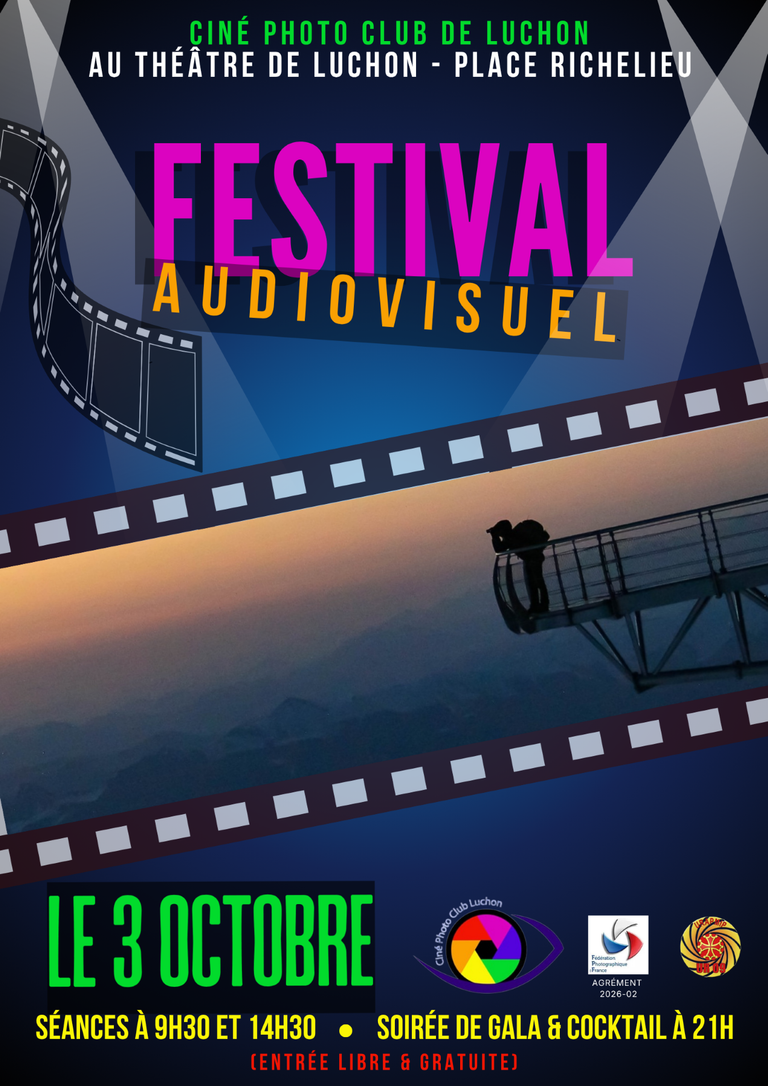 Festival Audiovisuel le 3 octobre à Luchon
