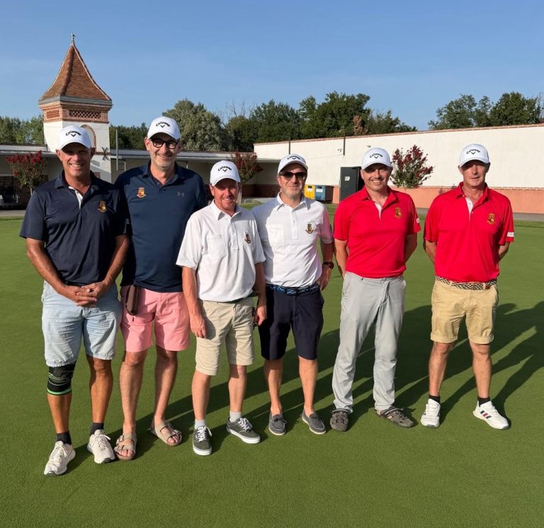 L&rsquo;équipe du Golf de Luchon, 3ième du championat de ligue 1ière Division.