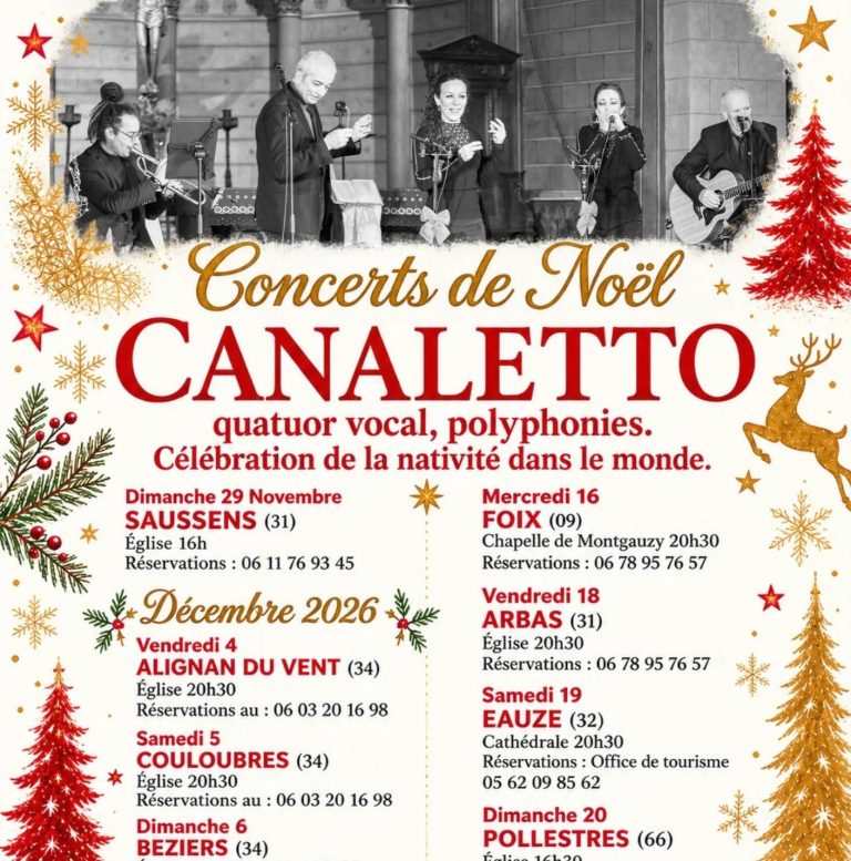 « Canaletto » chante la nativité en Occitanie