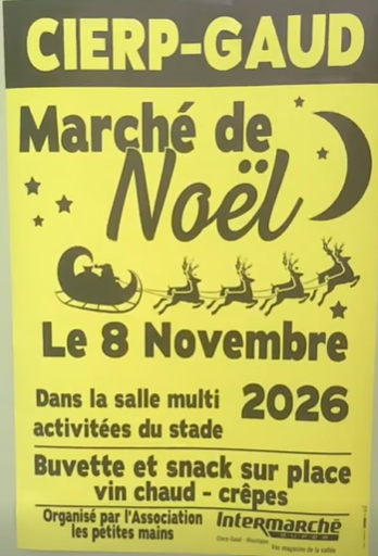 Marché de Noël à Cierp-Gaud le 8 novembre